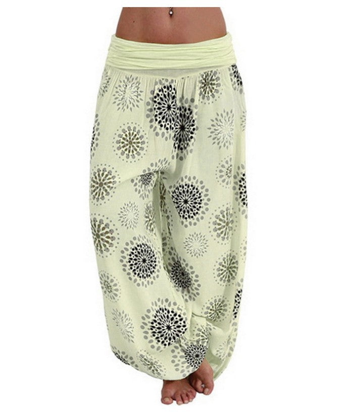 Pantalon Sarouel Femme Style Bohème – Coupe Large Ultra Confort