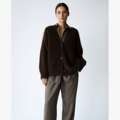 Pull en Maille Boutonné Femme