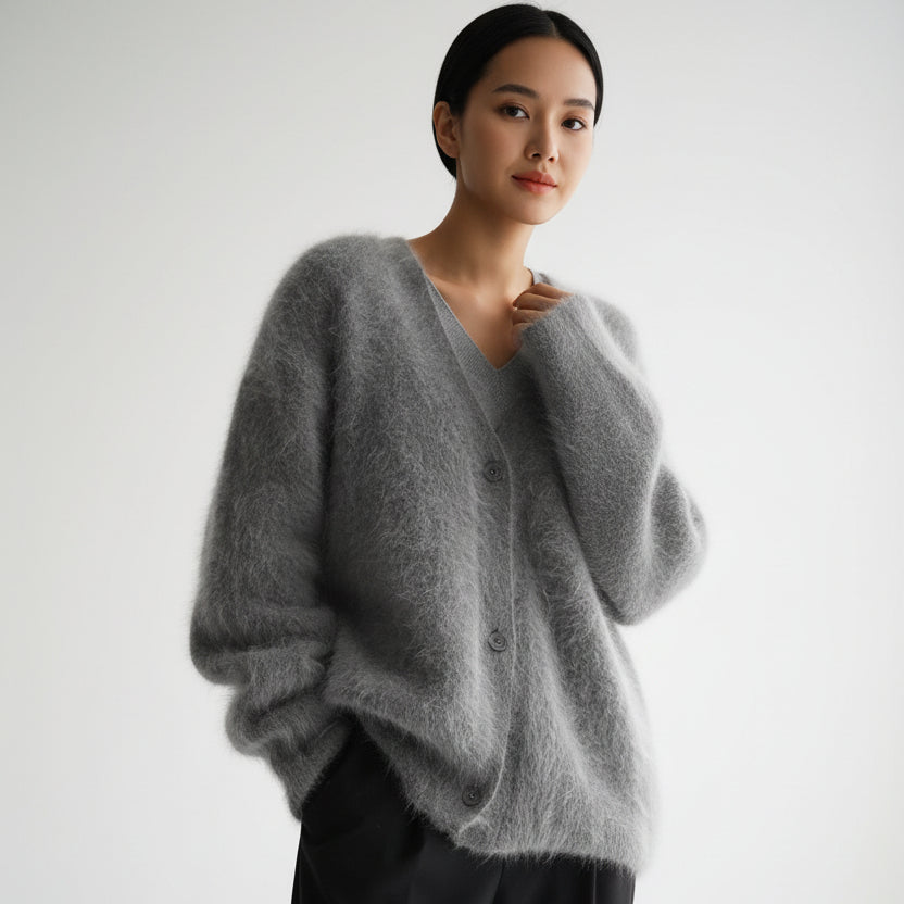 Pull en Maille Boutonné Femme