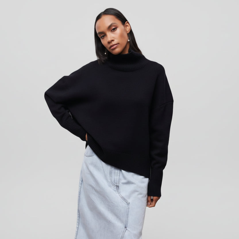 Pull à col roulé d’hiver – Élégance & Chaleur